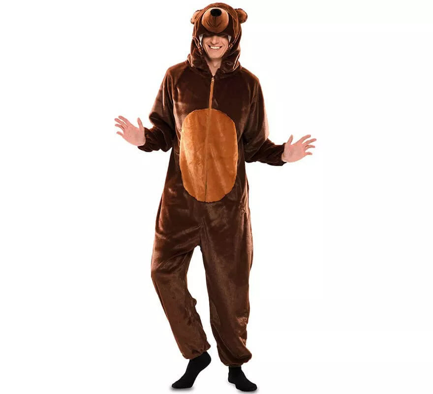 Translation missing: de.Disfraz de Oso Marrón para hombre
