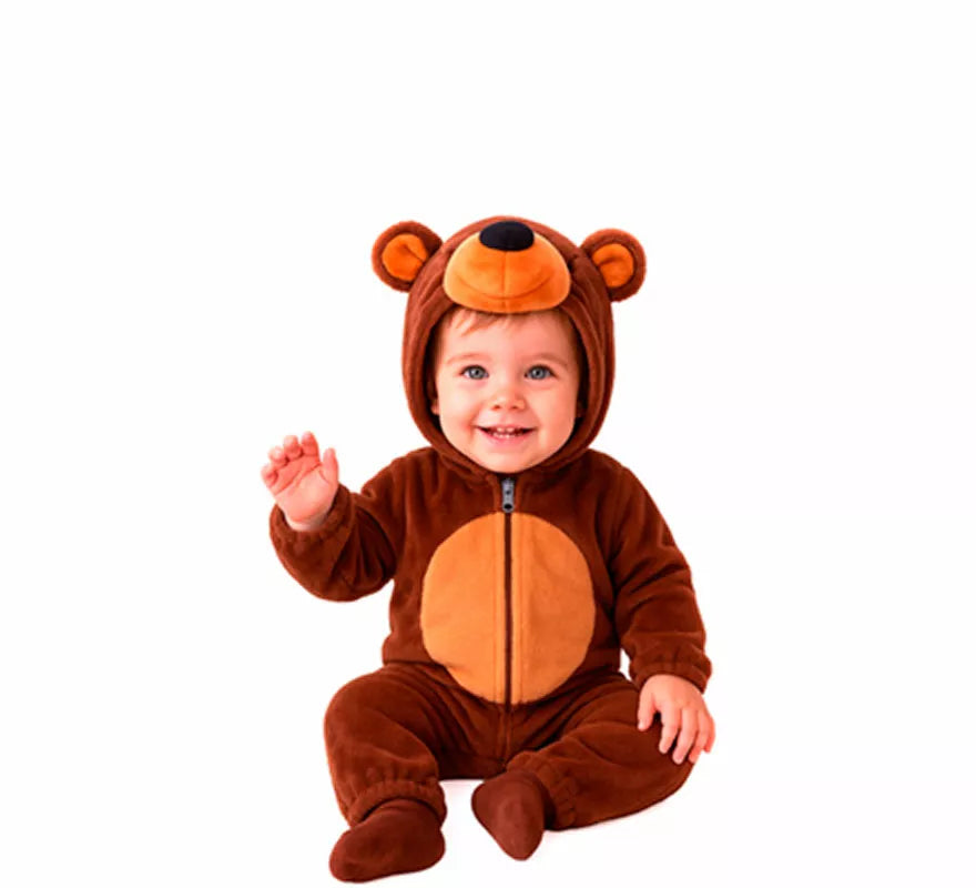 Translation missing: de.Disfraz de Oso Marrón para niños y bebé
