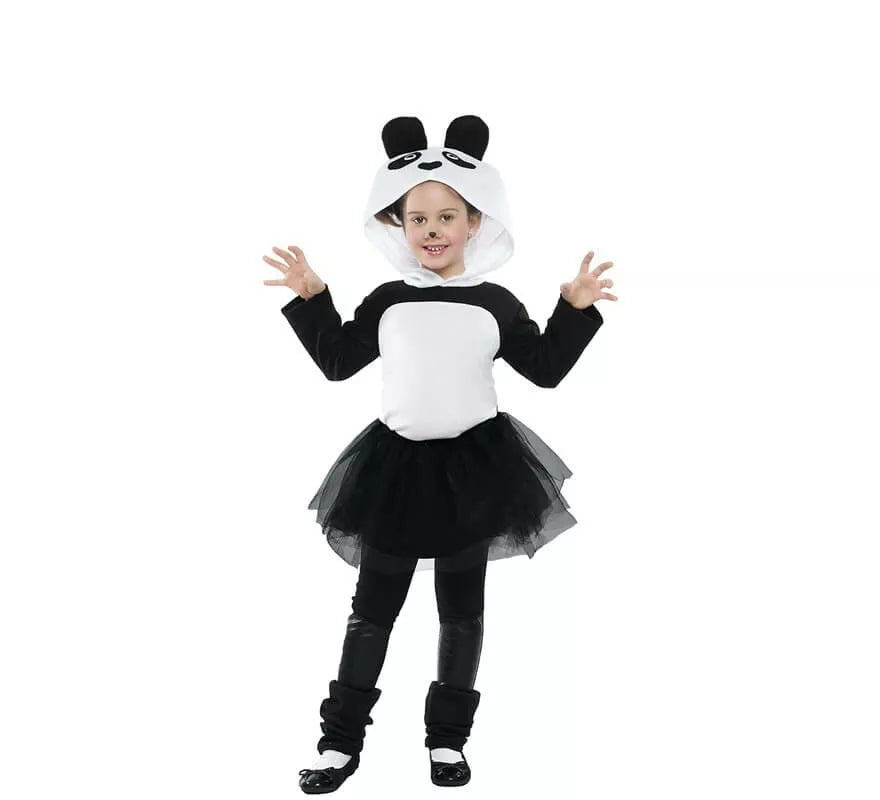Translation missing: de.Disfraz de Oso Panda Tutú para niña