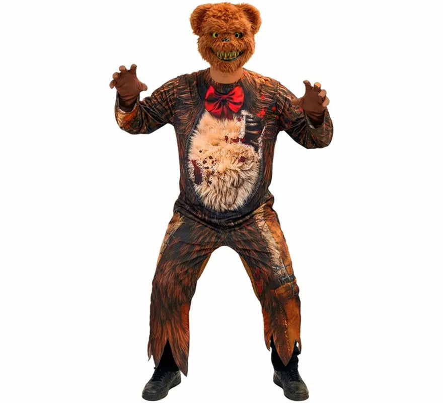 Translation missing: de.Disfraz de Oso Zombie con Máscara para hombre