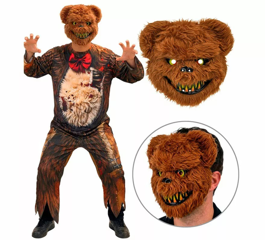 Translation missing: de.Disfraz de Oso Zombie con Máscara para hombre