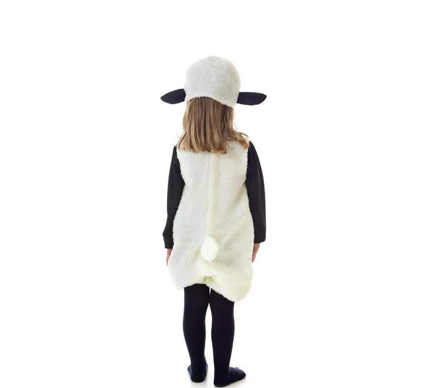 Translation missing: de.Disfraz de Oveja blanca con capucha para niños