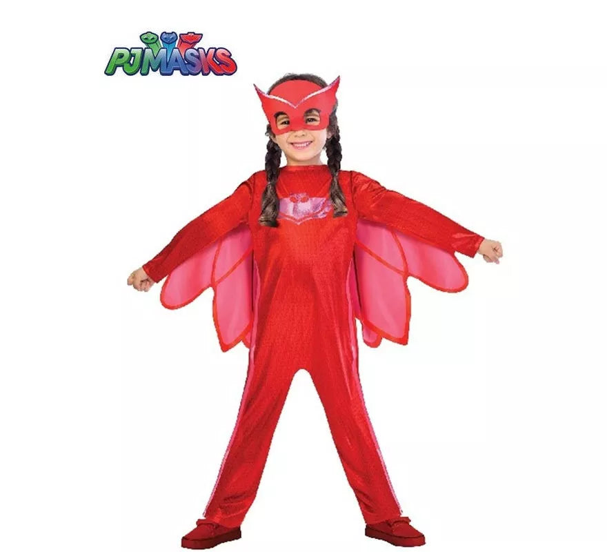 Translation missing: de.Disfraz de Owlette Roja de Pj Masks para niña