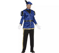 Disfraz de Paje Azul Elegante para hombre