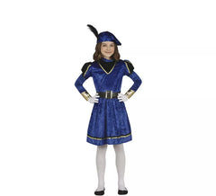 Elegantes Blue Page Kostüm für Mädchen