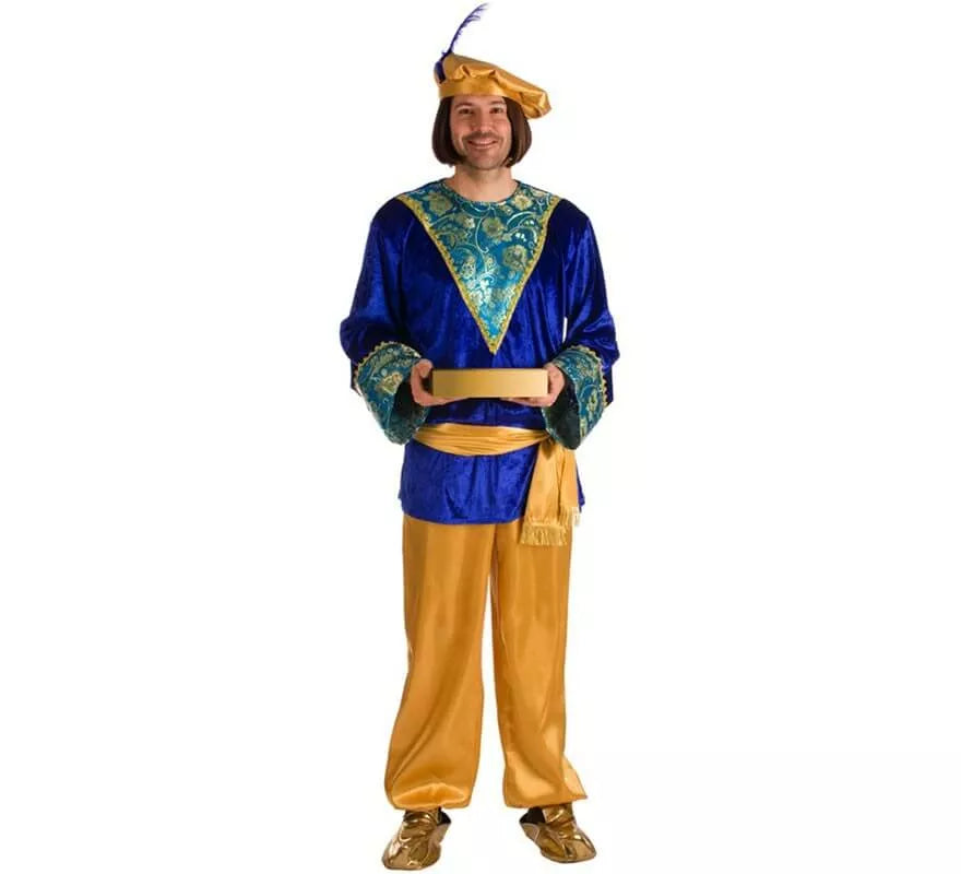 Translation missing: de.Disfraz de Paje del Rey Melchor para hombre