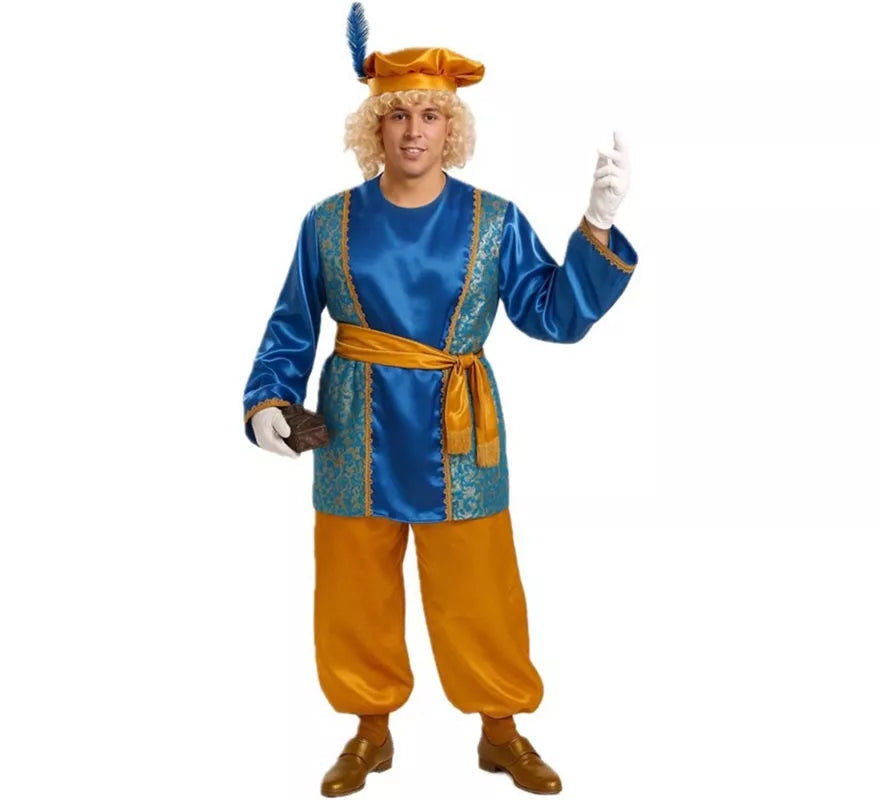 Translation missing: de.Disfraz de Paje del Rey Melchor para hombre
