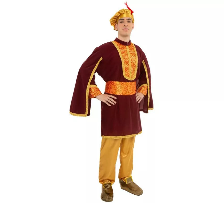 Translation missing: de.Disfraz de Paje Melchor para hombre