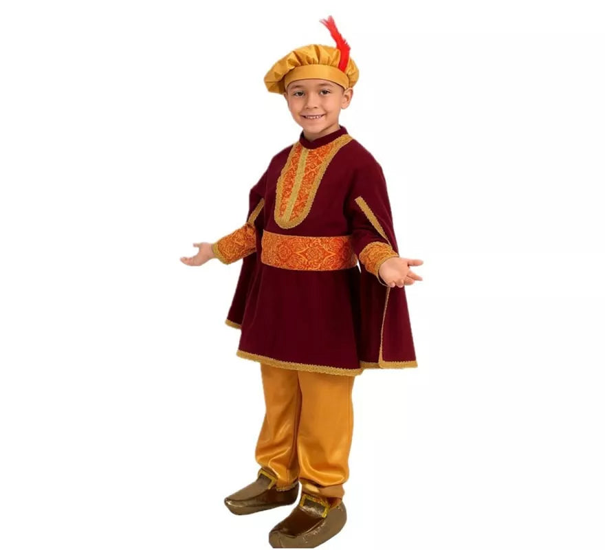 Translation missing: de.Disfraz de Paje Melchor para niño
