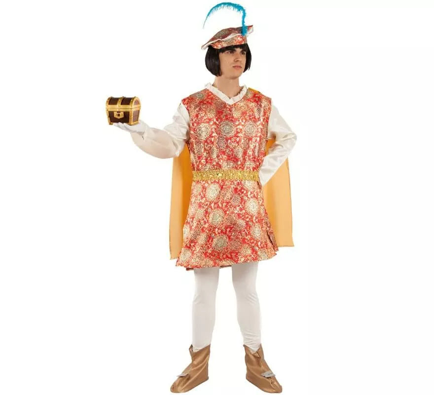Disfraz de Paje Real de Melchor para hombre