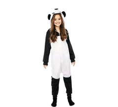 Panda Kugurumi Kostüm mit Kapuze und Ohren für Kinder