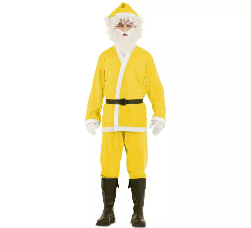 Translation missing: de.Disfraz de Papa Noel Amarillo para hombre