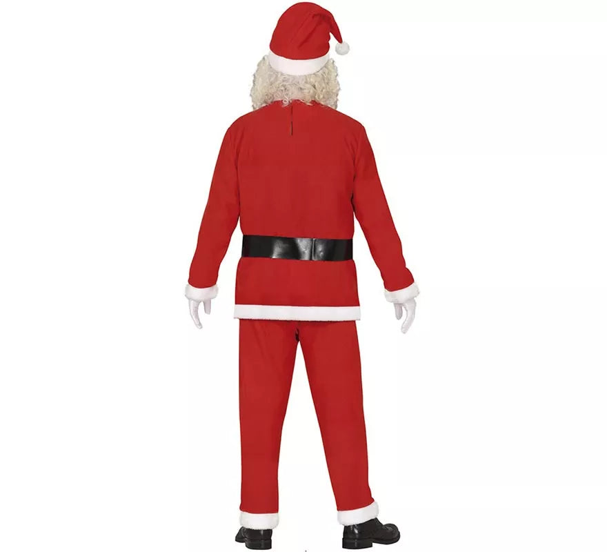 Translation missing: de.Disfraz de Papá Noel con cinturón negro para hombre