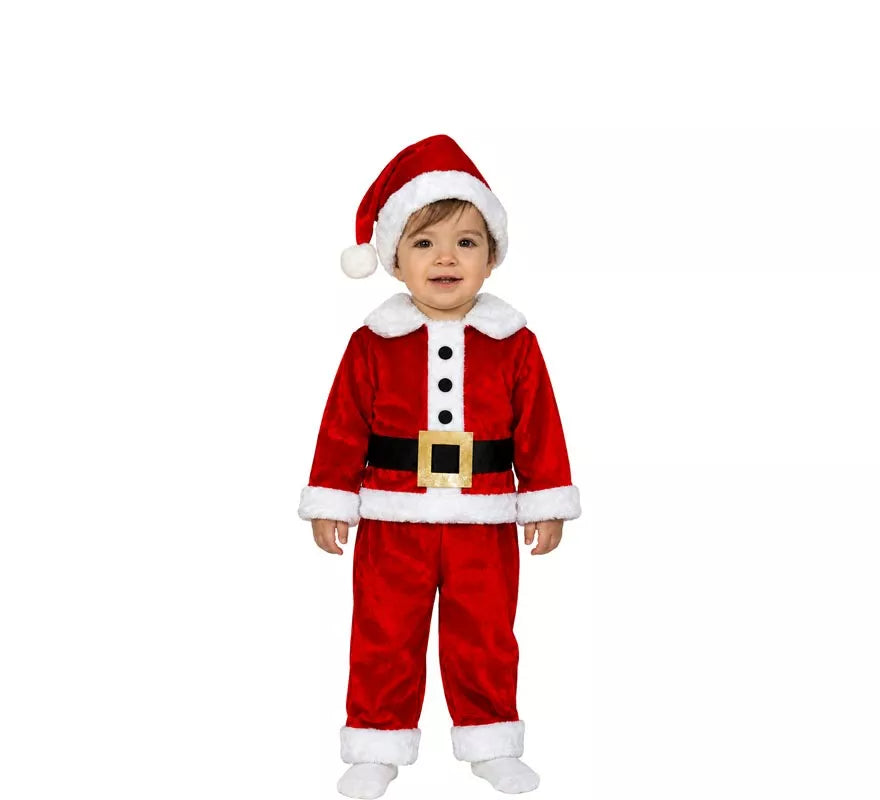 Translation missing: de.Disfraz de Papá Noel con Cinturón para bebé
