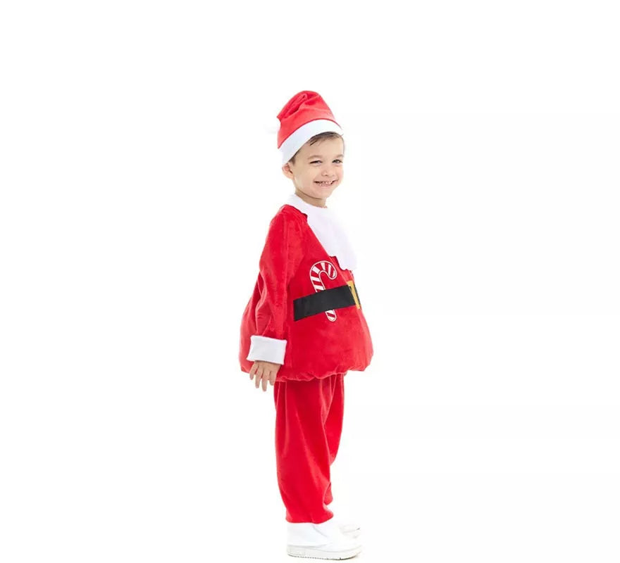 Translation missing: de.Disfraz de Papá Noel con gorro para bebé y niño