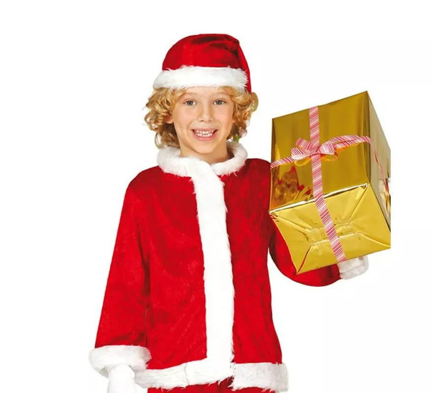 Translation missing: de.Disfraz de Papa Noel Extra para niño