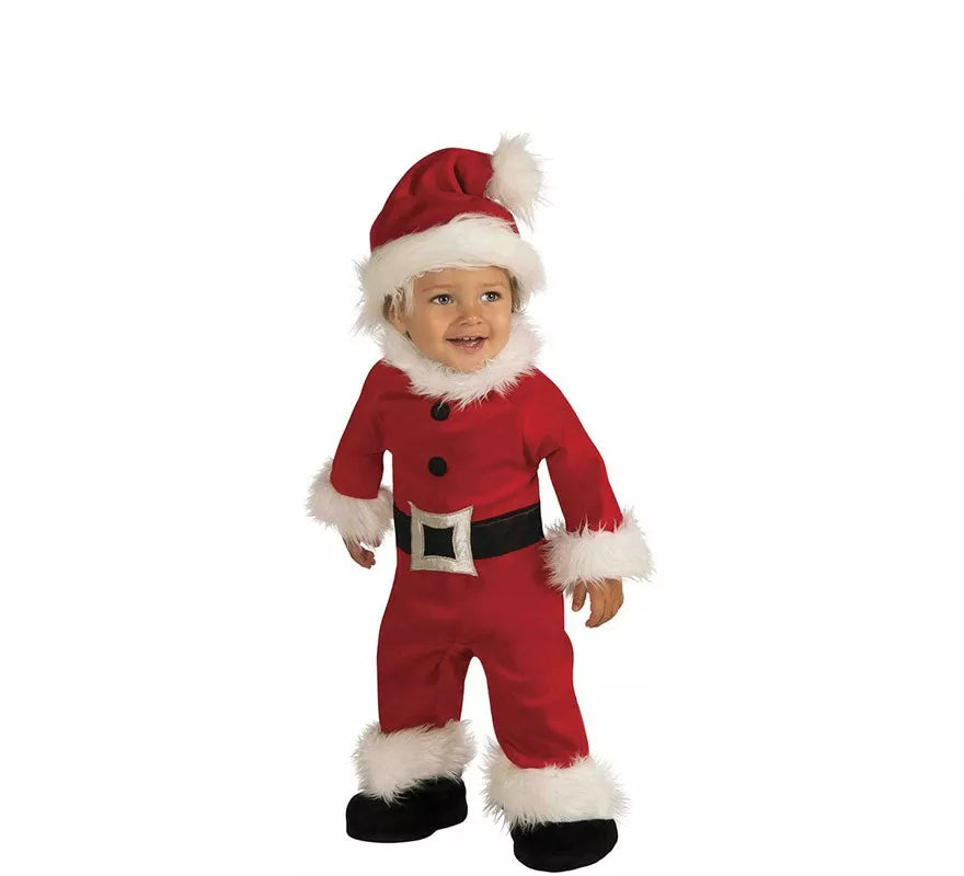 Translation missing: de.Disfraz de Papá Noel Luxe para bebé