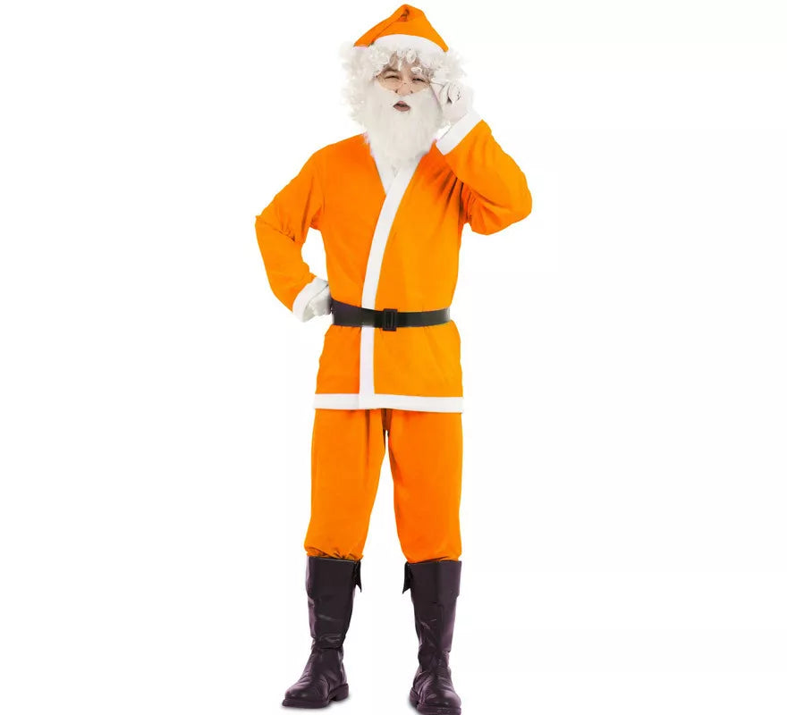 Translation missing: de.Disfraz de Papa Noel Naranja para hombre