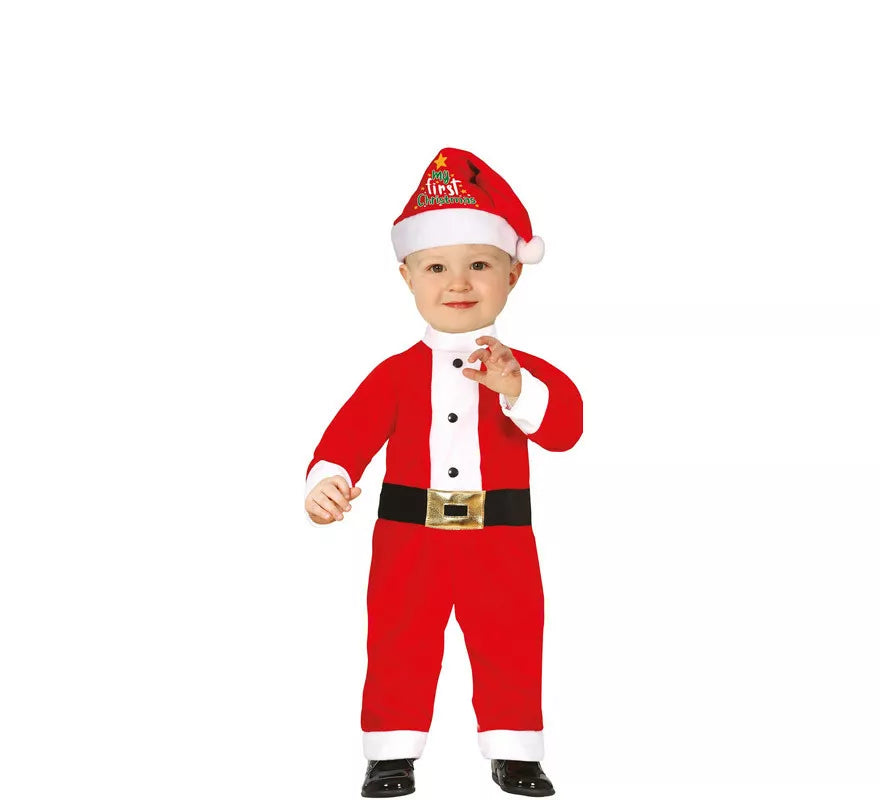 Translation missing: de.Disfraz de Papá Noel para bebé