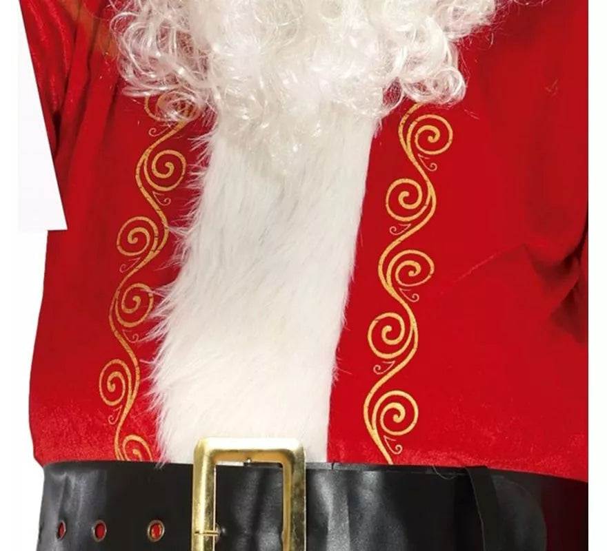 Translation missing: de.Disfraz de Papá Noel rojo tradicional con gorro para hombre
