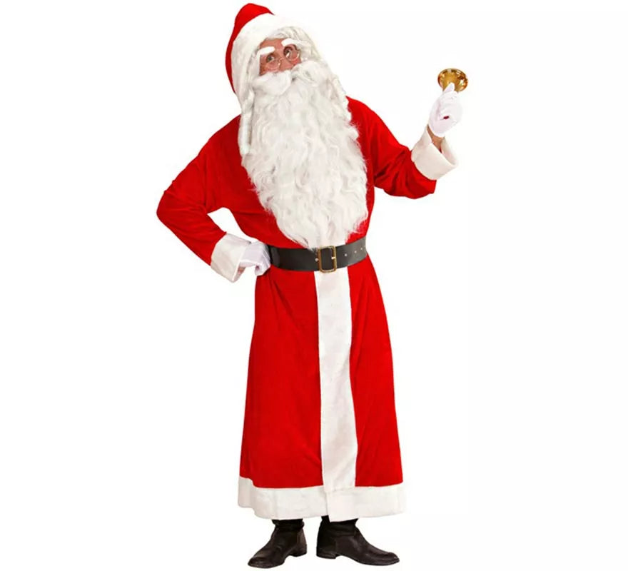 Translation missing: de.Disfraz de Papá Noel Súper Lujo de Terciopelo para hombre