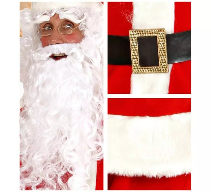Disfraz de Papá Noel Súper Lujo para hombre