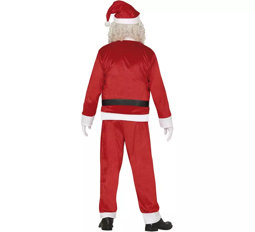 Translation missing: de.Disfraz de Papá Noel tradicional rojo para hombre