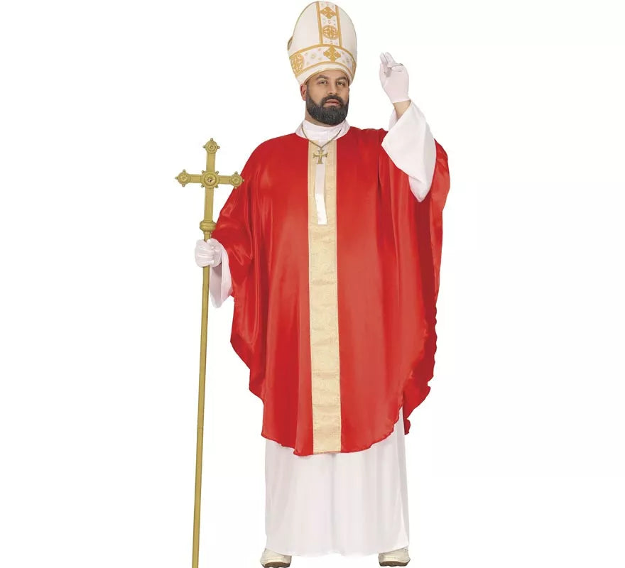 Translation missing: de.Disfraz de Papa Rojo para hombre