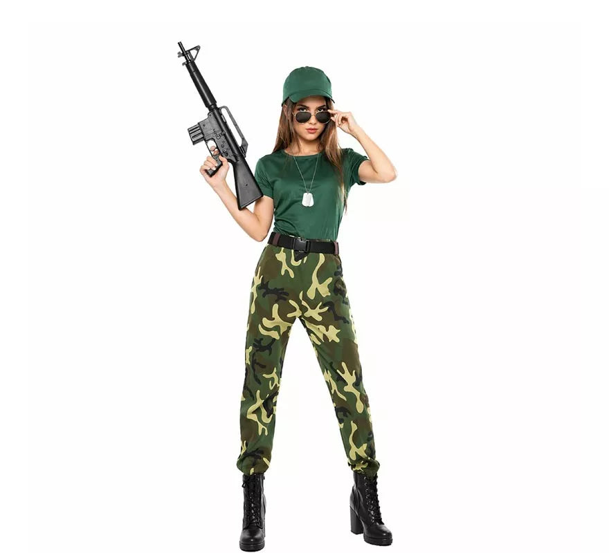 Disfraz de Paramilitar para mujer