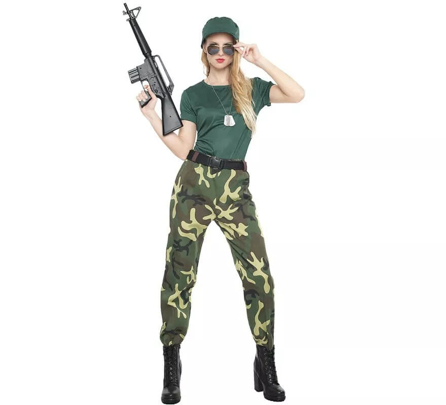Translation missing: de.Disfraz de Paramilitar para mujer