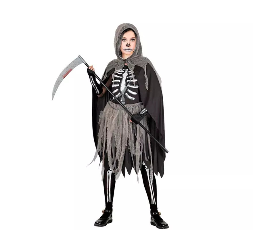 Translation missing: de.Disfraz de Parca de la Muerte para niña