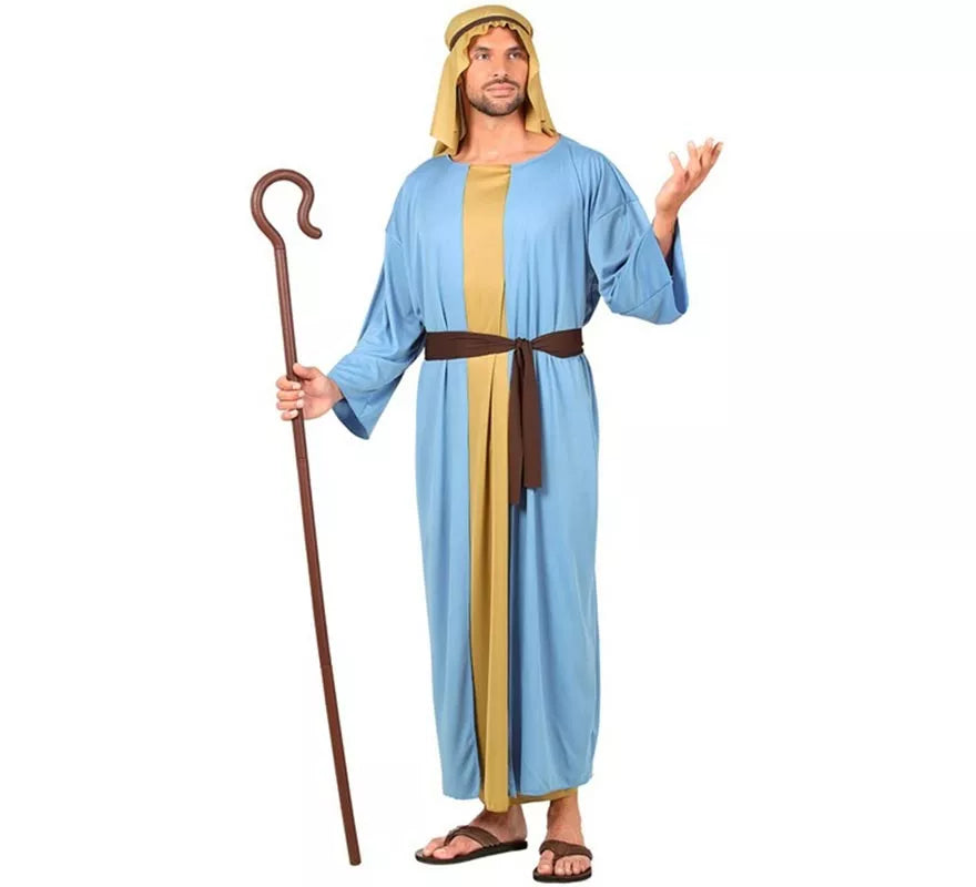 Translation missing: de.Disfraz de Pastor azul para hombre