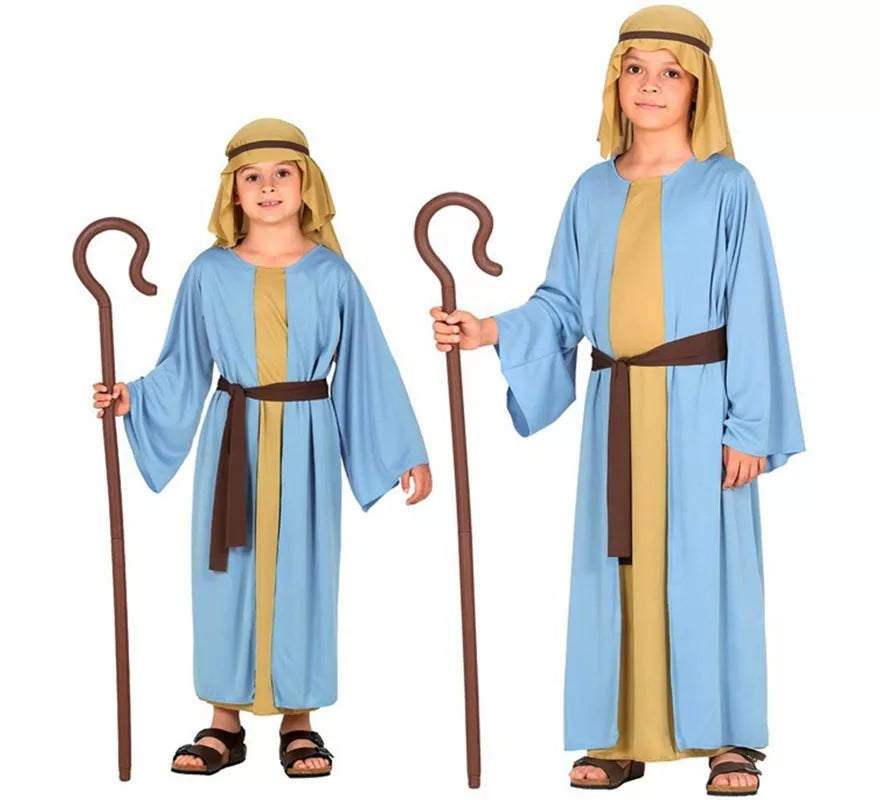Translation missing: de.Disfraz de Pastor azul para niño