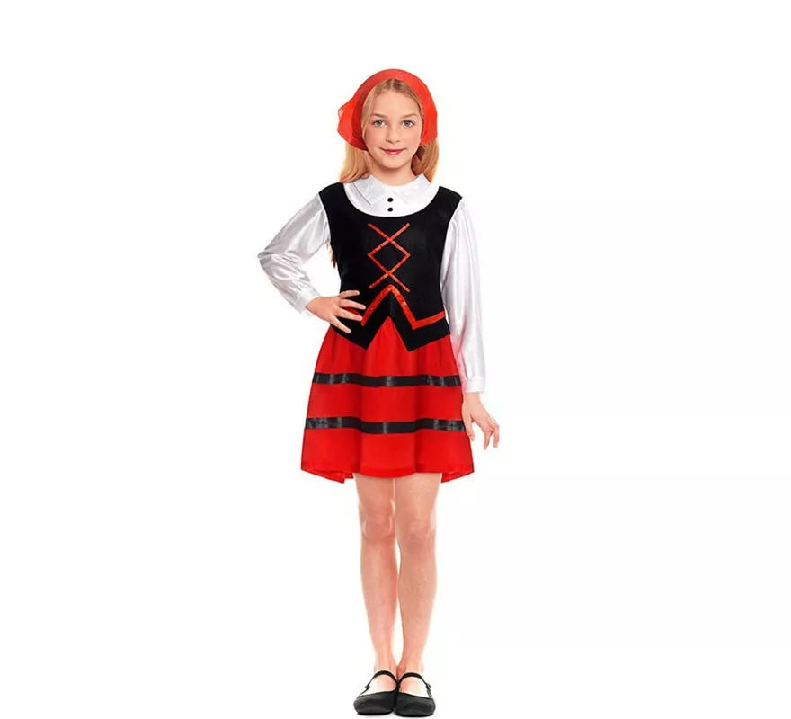 Translation missing: de.Disfraz de Pastora Aldeana para niña