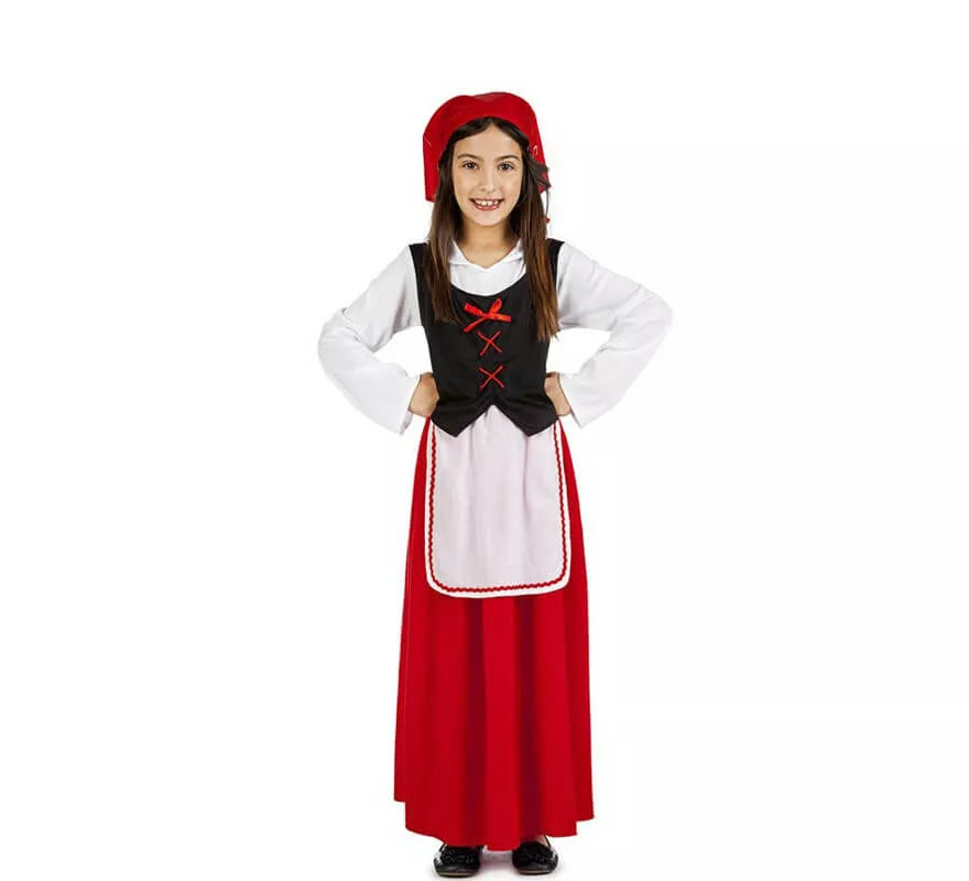 Translation missing: de.Disfraz de Pastora Aldeana para niña y bebé