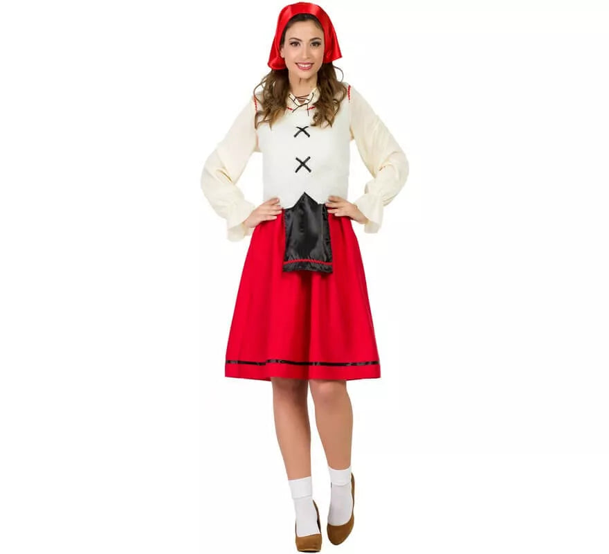 Translation missing: de.Disfraz de Pastora Roja para mujer