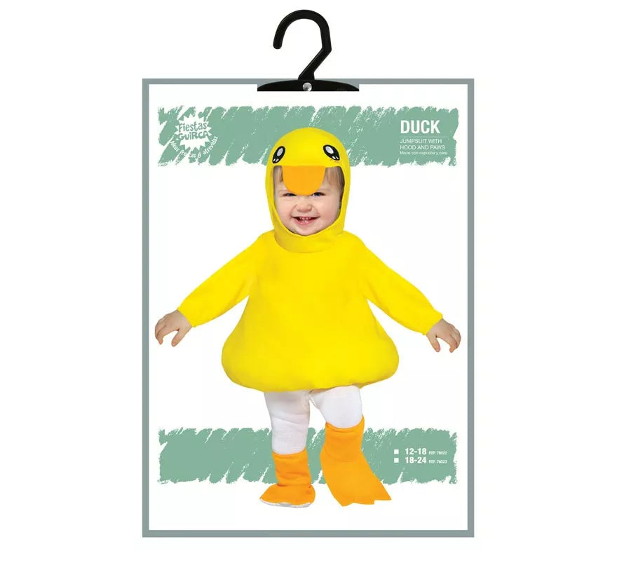 Translation missing: de.Disfraz de Pato Amarillo para bebé