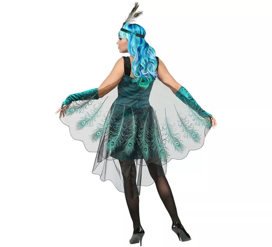 Translation missing: de.Disfraz de Pavo Real para mujer