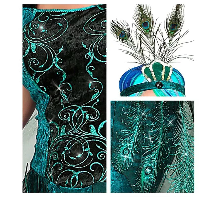 Translation missing: de.Disfraz de Pavo Real para mujer