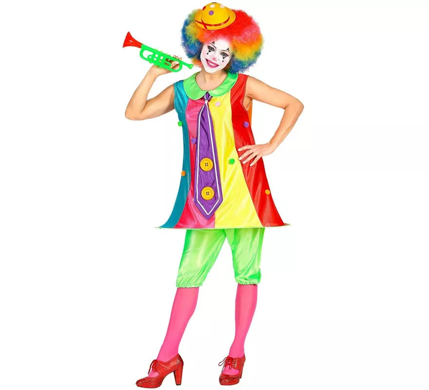 Disfraz de Payasa Colorines para mujer
