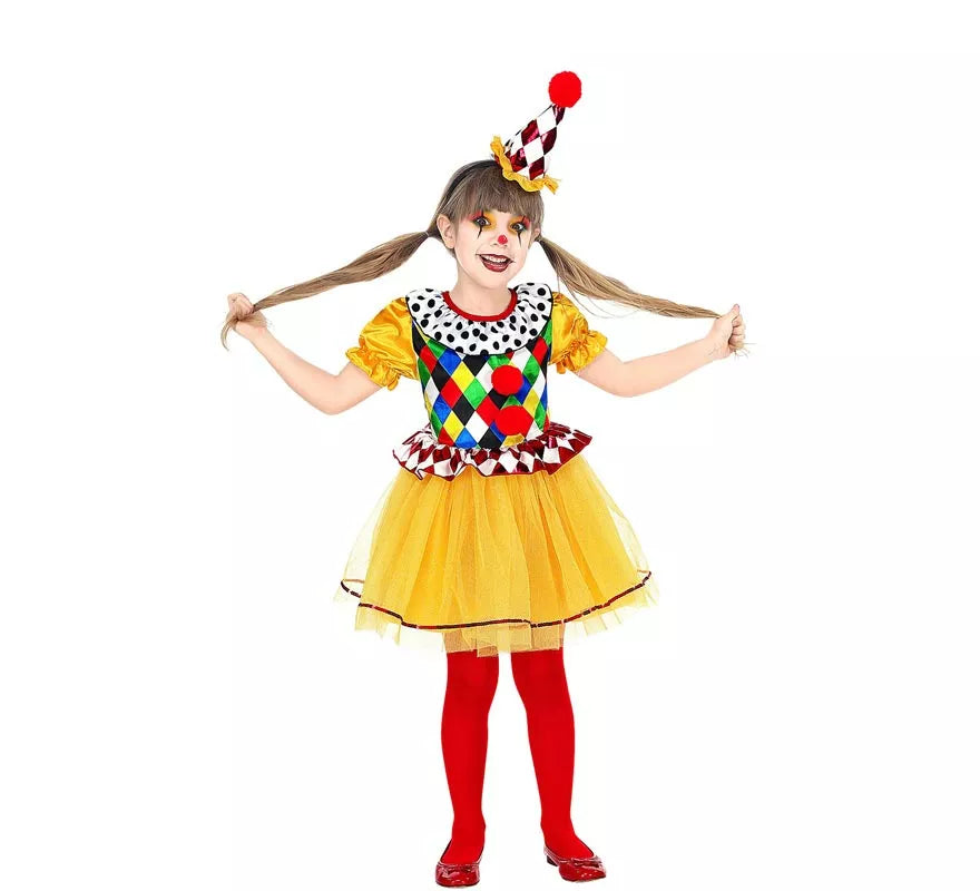 Translation missing: de.Disfraz de Payasa con tutú para niña y adolescente