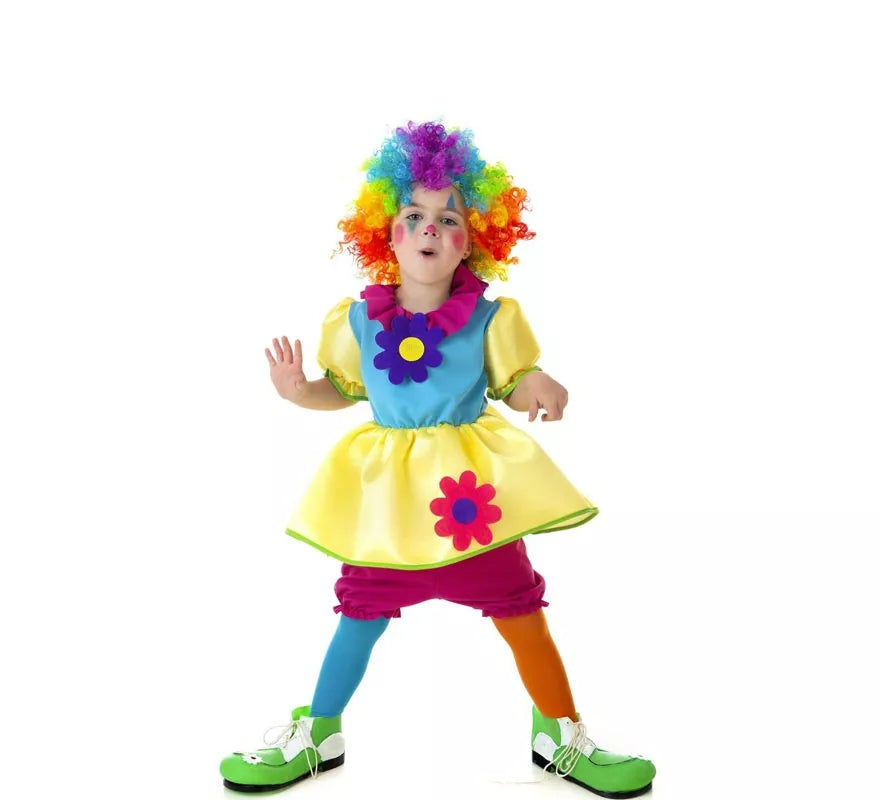 Translation missing: de.Disfraz de Payasa de Circo para niña
