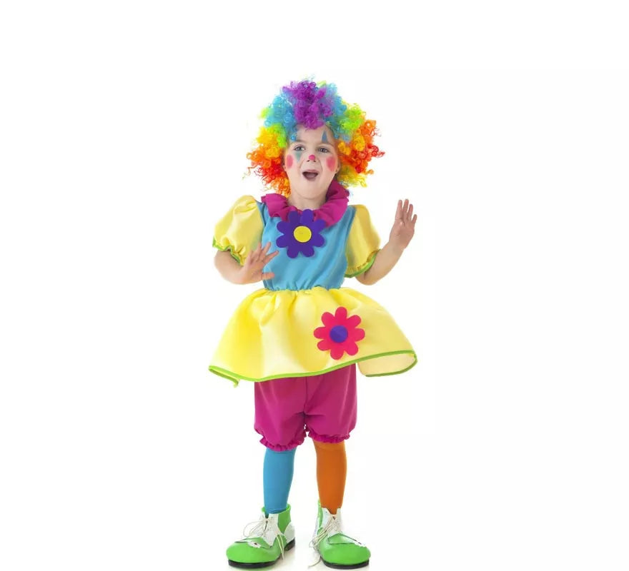 Translation missing: de.Disfraz de Payasa de Circo para niña