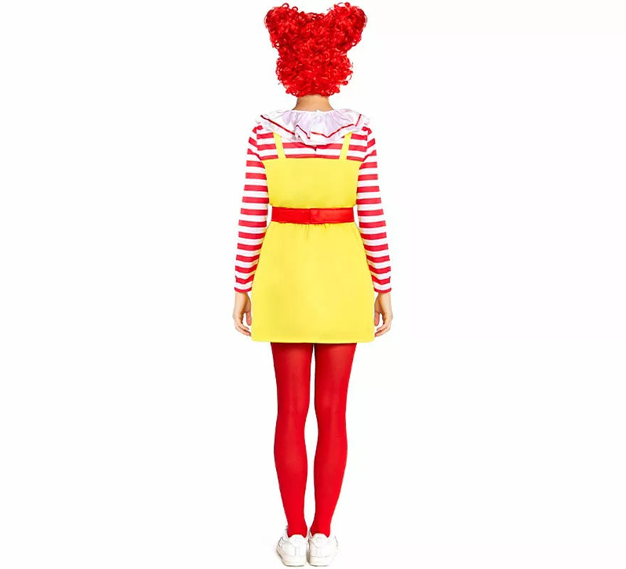 Translation missing: de.Disfraz de Payasa de Hamburguesa Sádica para mujer