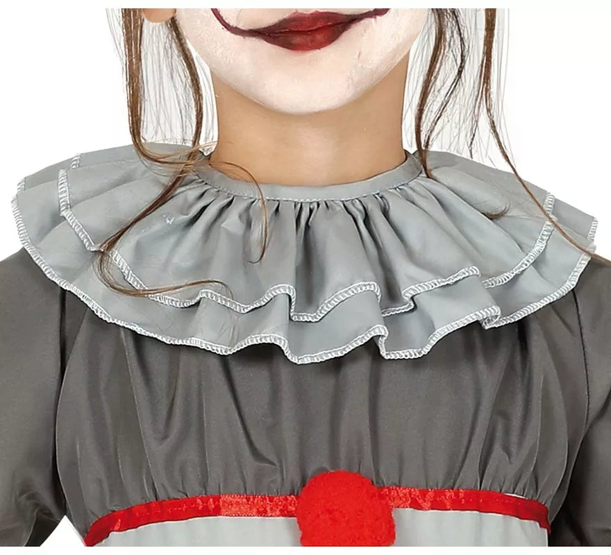 Translation missing: de.Disfraz de Payasa del Miedo para niña