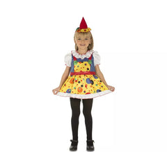 Clown Kostüm mit Tupfen für Mädchen
