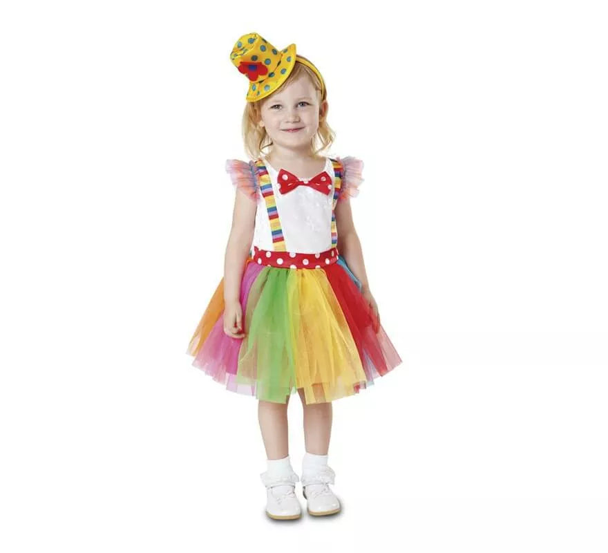 Translation missing: de.Disfraz de Payasita Tutú para niña