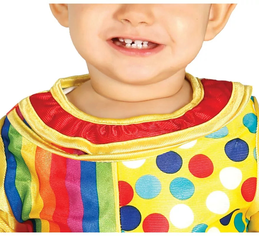 Disfraz de Payasito multicolor para bebé