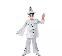 Clown Pierrot Kostüm für Kinder