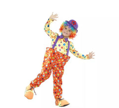 Polka Dot Clown Kostüm für Kinder